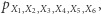 |pX1,X2,X3,X4,X5,,X6 