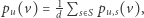 pu(v) = 1d Ps> Spu,s(v), 