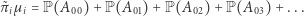 π˜iµ i = P(A00) 