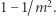 1 | − 1/m