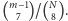 (m7 )/(N8). 