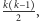 k -k−21-, 