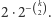  − k |2⋅2 2. 