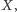 X, 