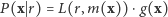 P(x r) = L(r,m(x)) 