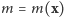 m 