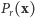 Pr(x) 