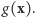 |g(x).