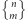 {n } m 
