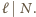 |ℓ N. 