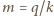 m 