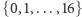 {0,1,...,16} 