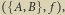 | A,