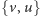 {v,u} 