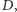 , |D 