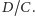 /C. D 