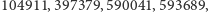 |104911,397379, 590041,593689,