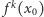  k | f (x0) 