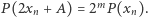 P (2x + A) n 