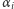 α i 
