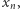 x , n