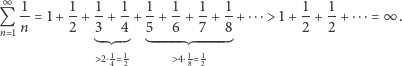 ∞ -1 = 1 + 1+ 1-+ 1-+ 1+-1+ 1-+ 1-+⋅⋅⋅> 1+ 1-+ 1+ ⋅⋅⋅= ∞ . Qn 1n 2 3 4 5 6 7 8 2 2 A2⋅41 12 A4⋅18-21 