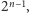  n−1 2 ,