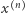 x n 