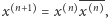  ---- |x n+1 = x n x n ,