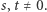 s,t ≠0. 