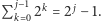  j −1 k j P k 02 = 2 −1. 