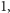 1, 