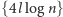 |{4llogn} 