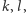|k,l, 