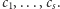 |c1,...,cs. 