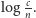 log c. n