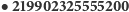 |Y 219902325555200 