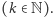 |(k∈ N).