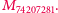 74207281. M 