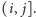 (i, j]. 
