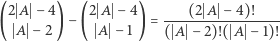 (2 A )− (2 A ) = ----(2 A--------- A A ( A 