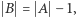 | B = A 