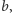 b, 