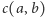 c(a, b) 
