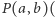|P(a,b)( 