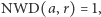 |NWD(a, r) = 1,
