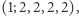 (1;2,2,2,2), 