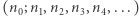(n0;n1,n2,n3,n4,...) 