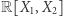 R[X1,X2] 
