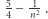 5 − 12 . 4 n 